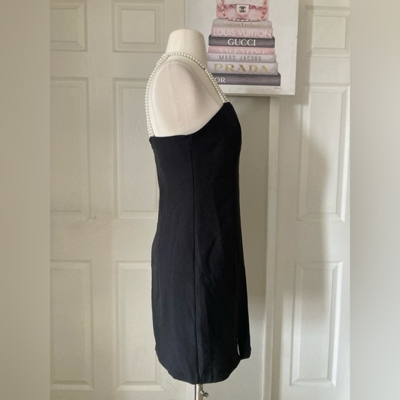 Han Meng Ji❤️ beautiful dress with pearl straps size M - Picture 3 of 6